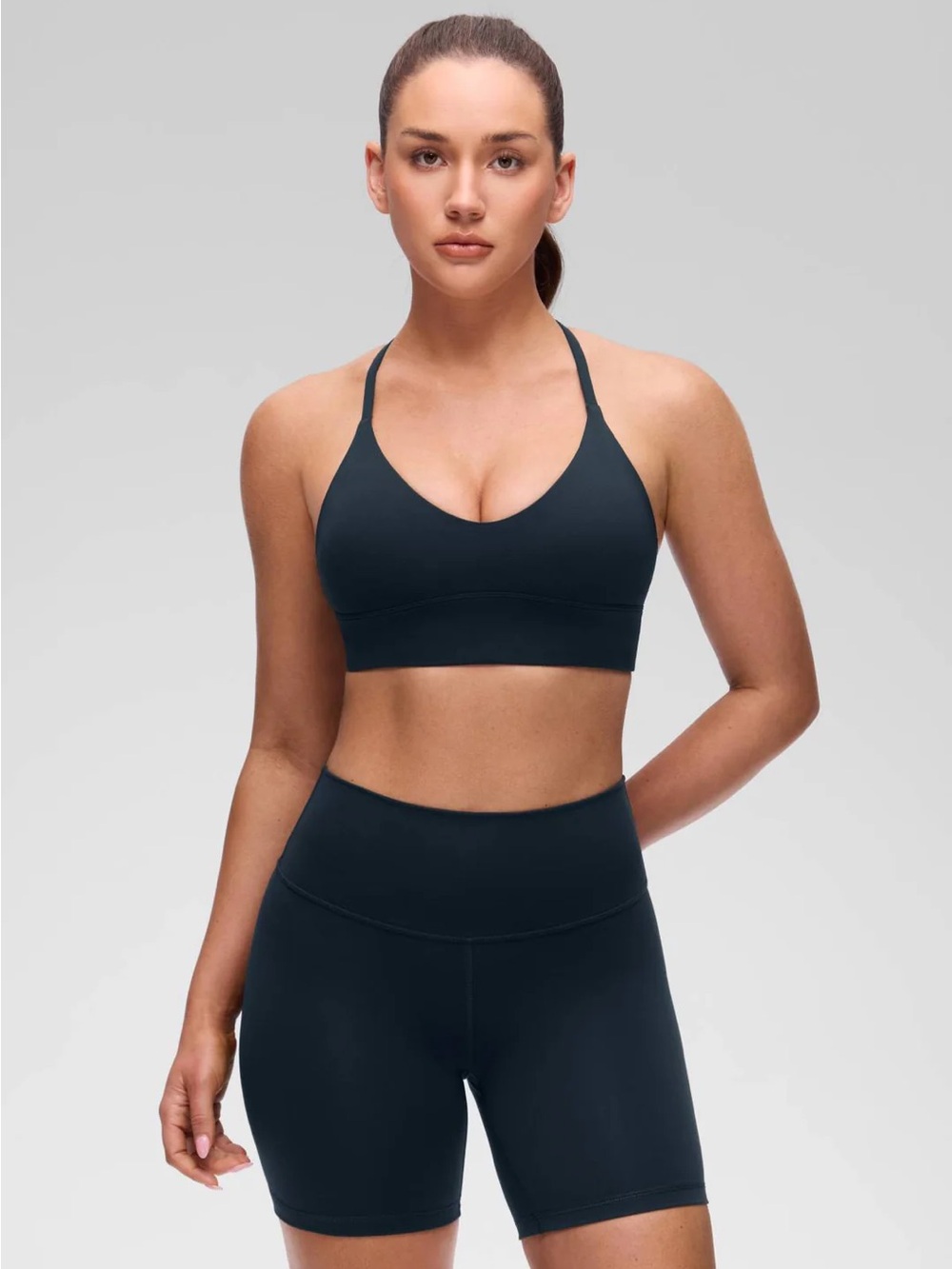 Butterluxe Cross Back Longline Sports Bra